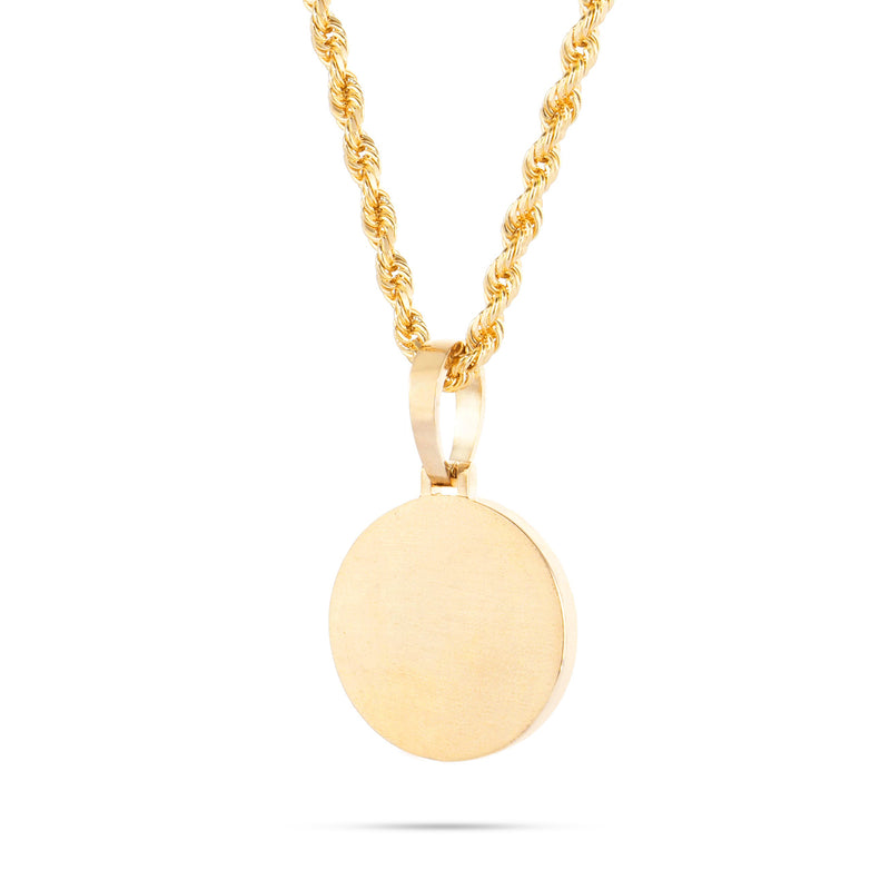 Small Gold Picture Pendant