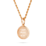 Small Gold Picture Pendant