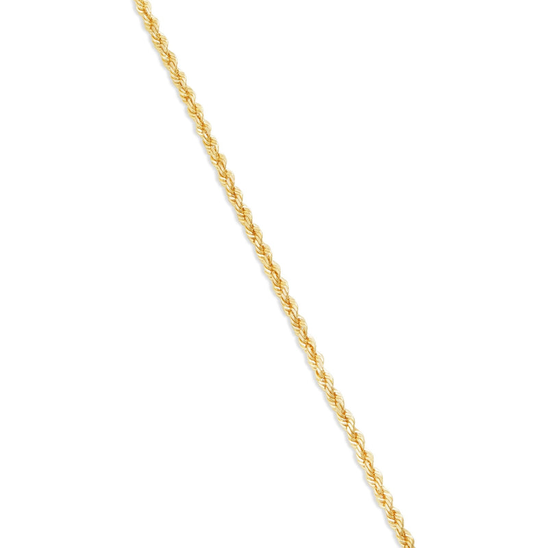 Gold Rope Chain, 2.5 mm - Shyne Jewelers 430-00142 10K 16 Yellow Gold Shyne Jewelers