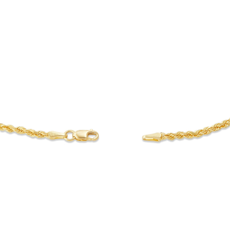 14K Solid Gold Rope Chain, – SHYNE JEWELERS - Main Image