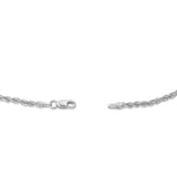 Gold Rope Chain, 2.5 mm - Shyne Jewelers 430-00142 10K 16" White Gold Shyne Jewelers