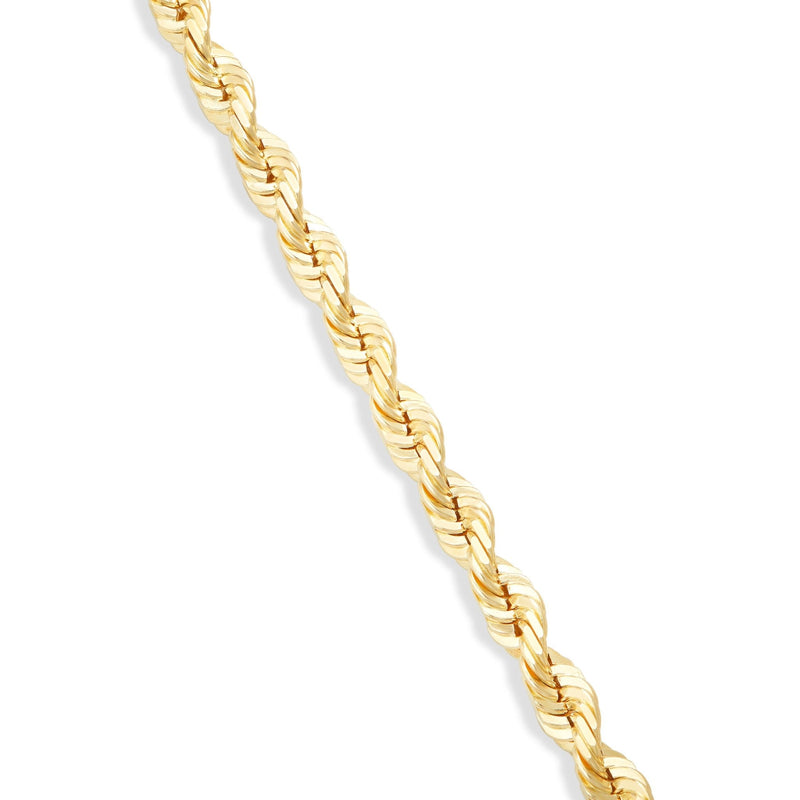 Gold Rope Chain, 6 mm - Shyne Jewelers 10K 16 " Yellow Gold Shyne Jewelers