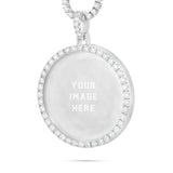 Large 3" 25.68 ctw Hollywood Diamond Picture Pendant