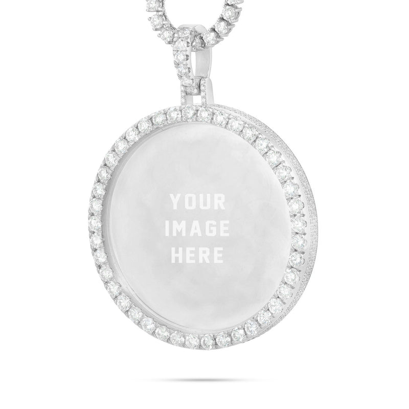 Large 3" 25.68 ctw Hollywood Diamond Picture Pendant