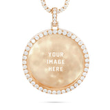 Large 3" 25.68 ctw Hollywood Diamond Picture Pendant