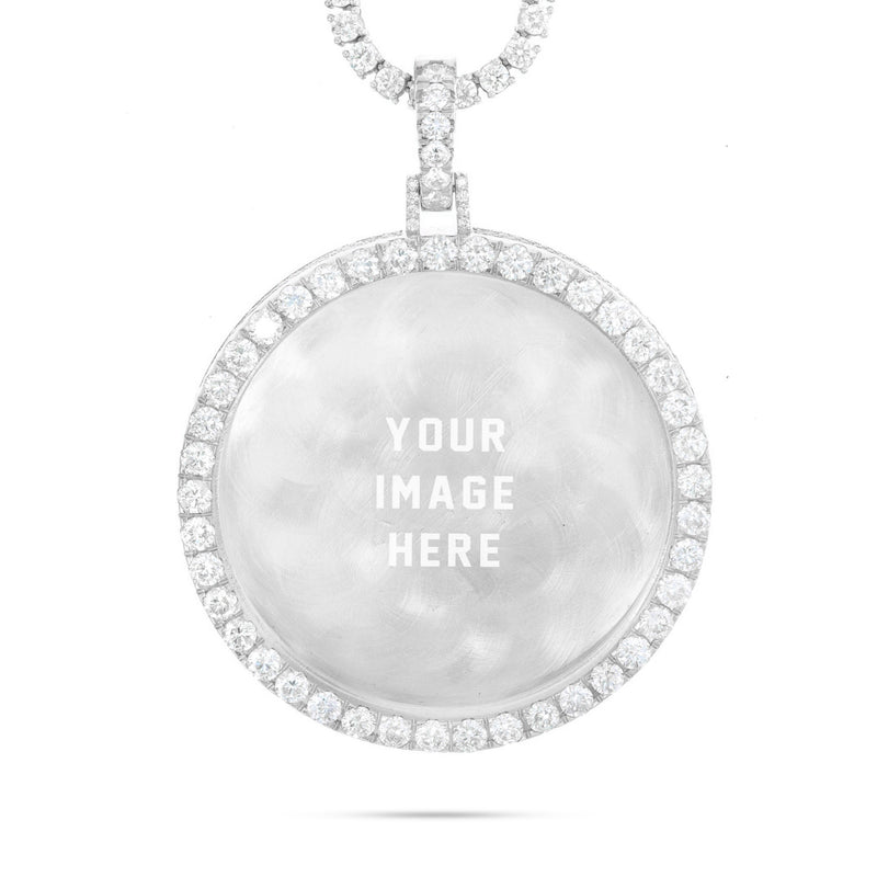 Large 3" 25.68 ctw Hollywood Diamond Picture Pendant