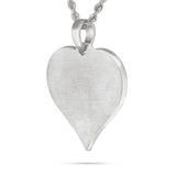 Large Gold & Diamond Heart Picture Pendant