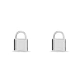 14kt Gold Lock Earrings