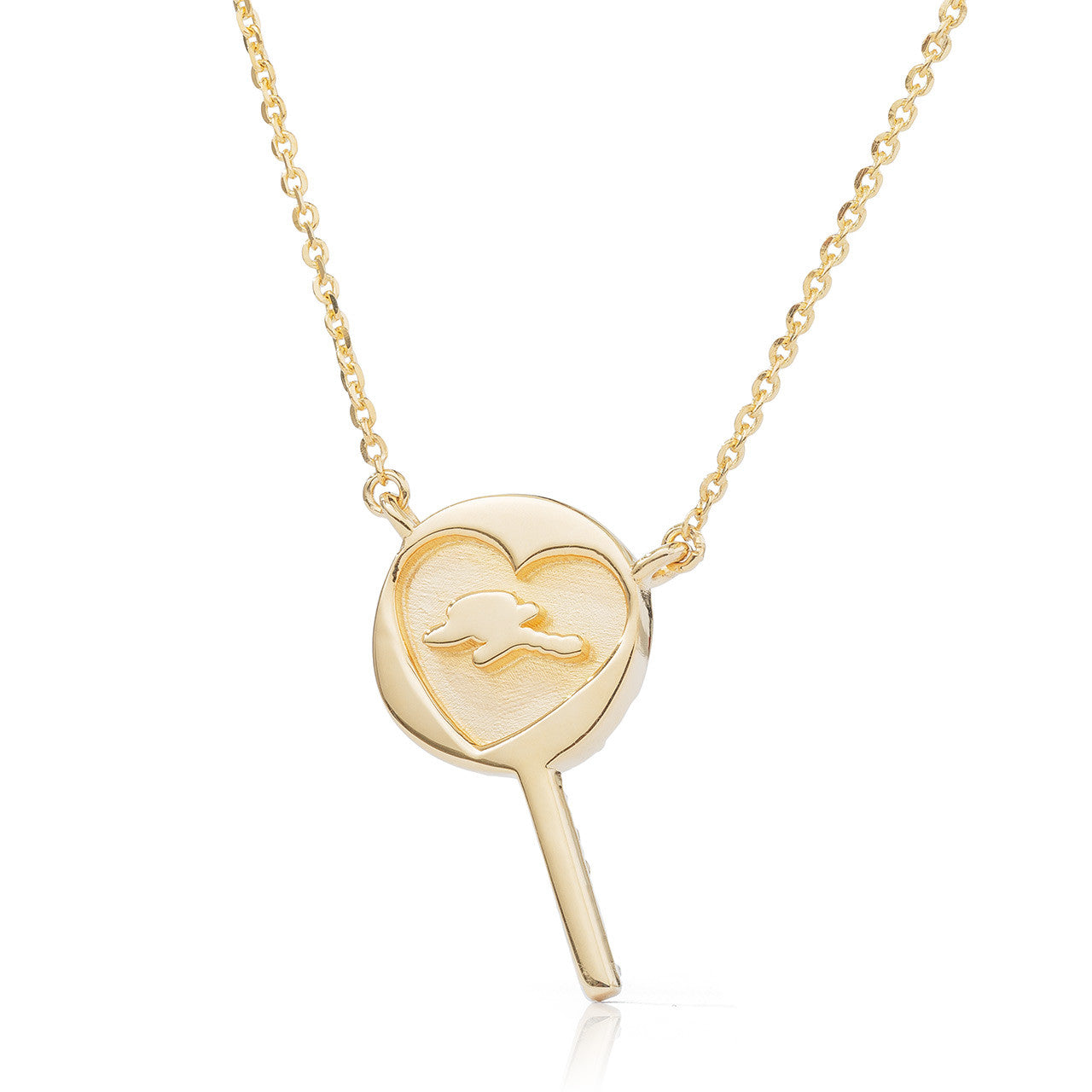 14kt Gold 0.32ct Diamond Lollipop Necklace