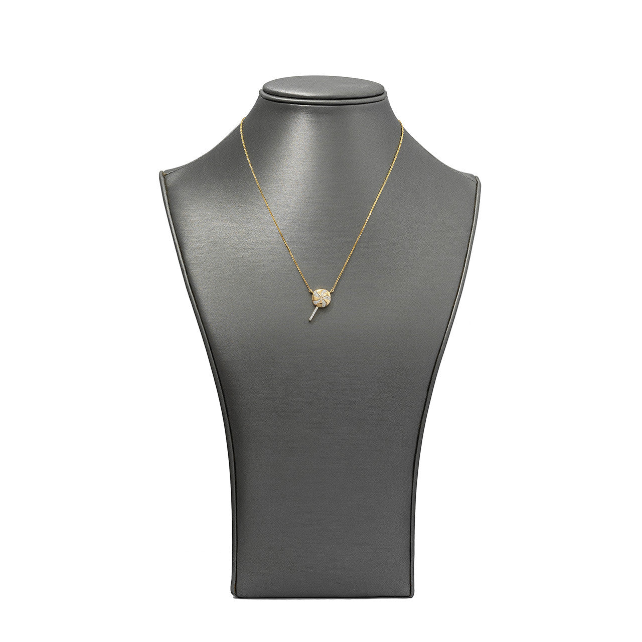 14kt Gold 0.32ct Diamond Lollipop Necklace