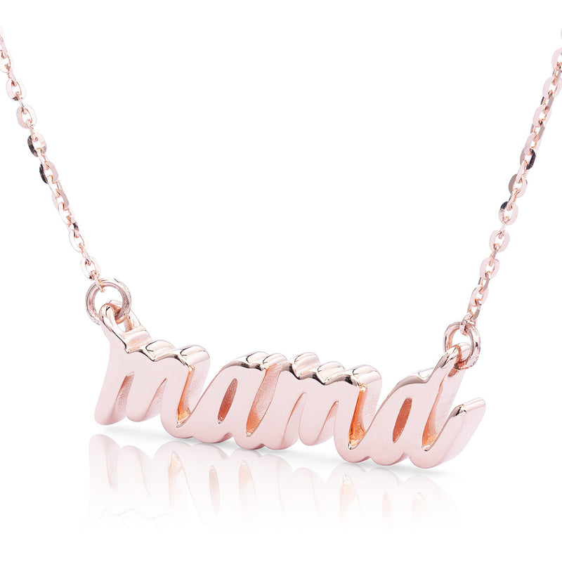 14k Gold Mama Statement Necklace