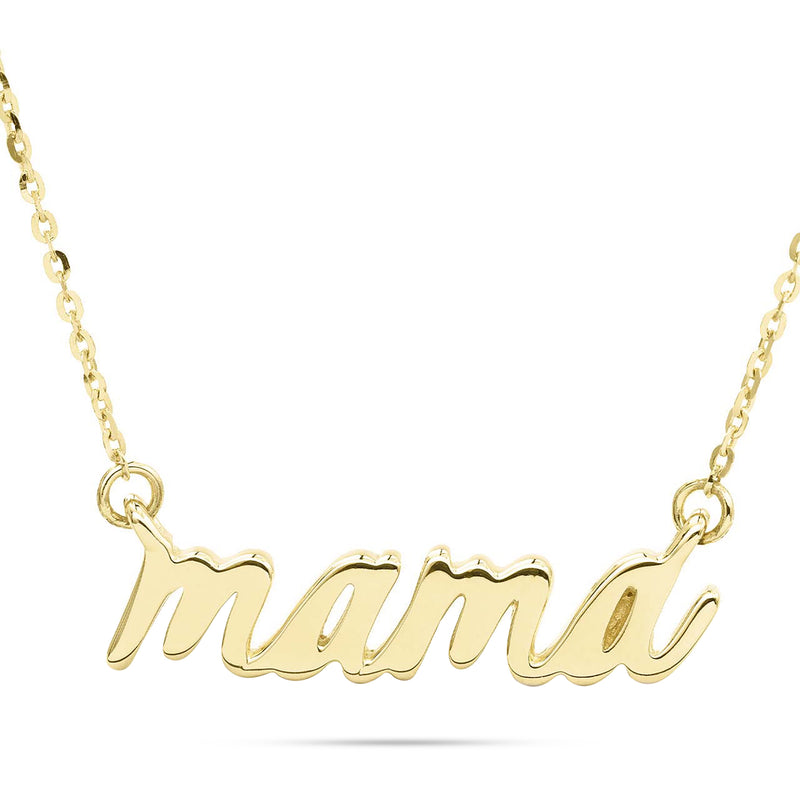 14k Gold Mama Statement Necklace
