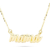 14k Gold Mama Statement Necklace