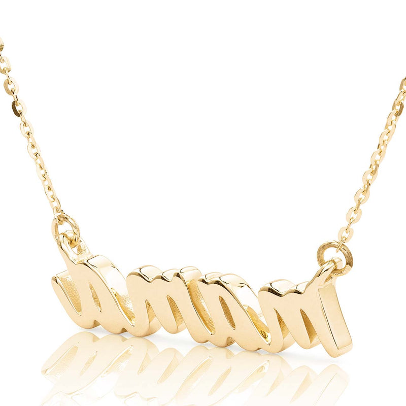 14k Gold Mama Statement Necklace