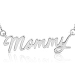 14k Gold Mommy Statement Necklace