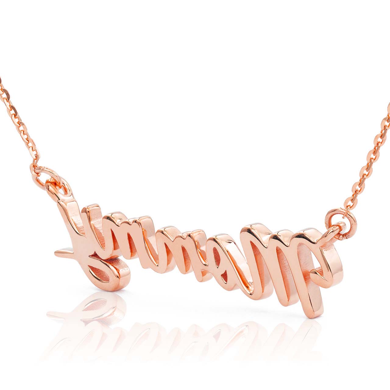 14k Gold Mommy Statement Necklace