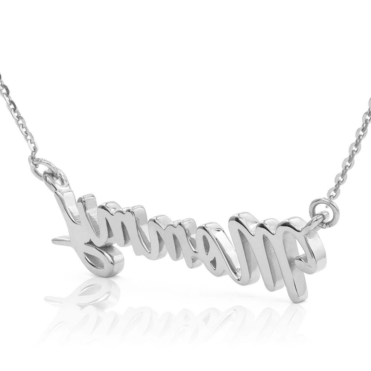 14k Gold Mommy Statement Necklace