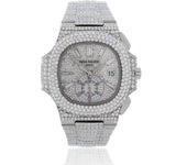 Patek Philippe Nautilus 5980 27.8ct Diamond Men's Watch