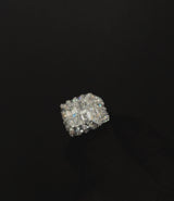 Unique Baguette & Round Diamond 5.33 Carat Statement Diamond Ring