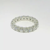 14k White Gold Diamond Eternity Band Ring