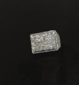 Men's 18k White Gold Baguette Diamond Fashion Ring