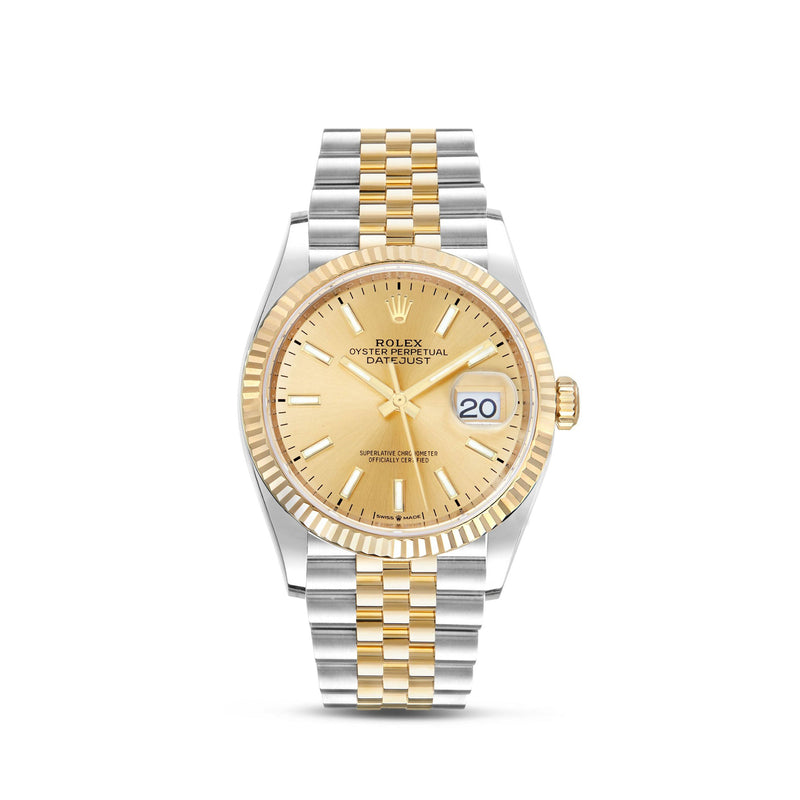 Rolex DateJust 36mm Champagne Dial , Jubilee Bracelet