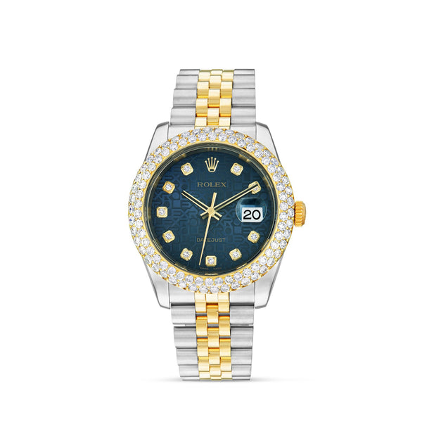 Rolex DateJust 36mm with diamond bezel