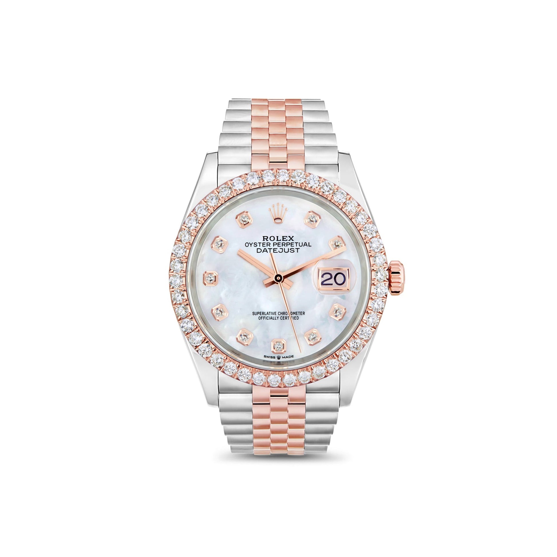 Rolex DateJust 36mm with Diamond bezel