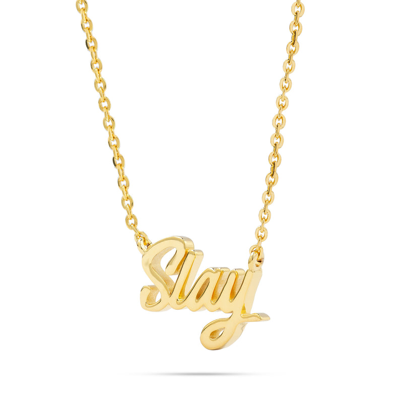 10k Gold Slay Statement Necklace