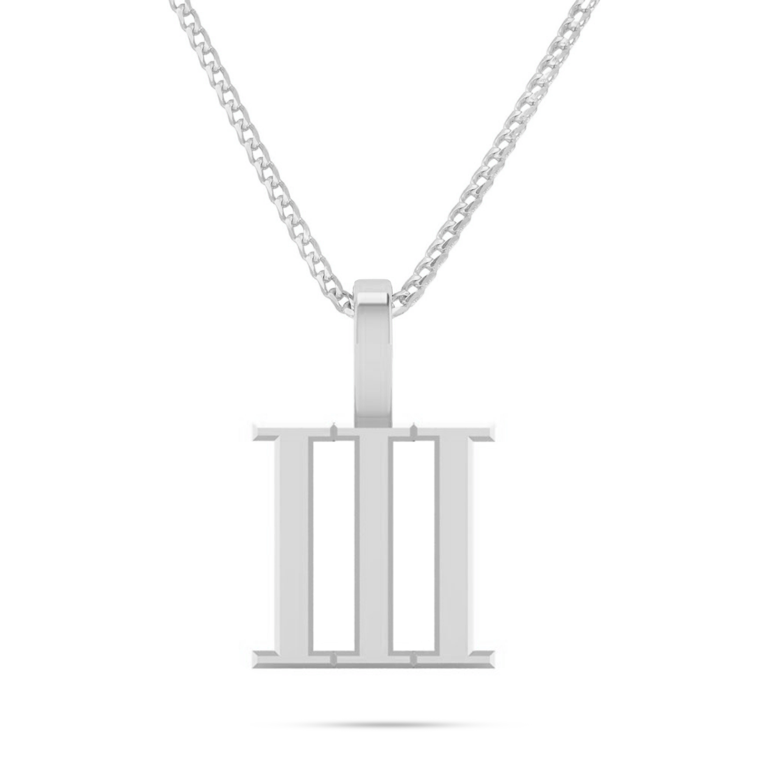 10k Gold Roman Numeral Pendant – SHYNE JEWELERS
