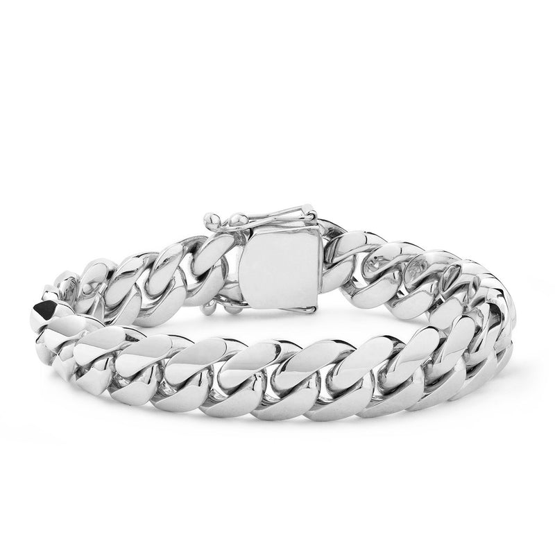 Solid Gold Cuban Link Bracelet 12.75 mm