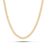 10K Gold 2.40ct Mini Diamond Cuban Chain