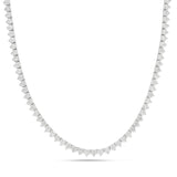 3-Prong 10pt Diamond Tennis Chain, 3 mm - Shyne Jewelers White Gold Shyne Jewelers