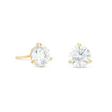 3 Prong Diamond Solitaire Stud Earrings - Shyne Jewelers 150-00290 Yellow Gold Shyne Jewelers