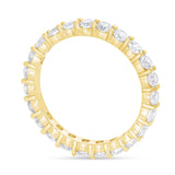 4-Prong Diamond Eternity Band - Shyne Jewelers Yellow Gold 4 Shyne Jewelers