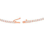 4-Prong Diamond Tennis Chain, 2.2 - Shyne Jewelers Rose Gold Shyne Jewelers