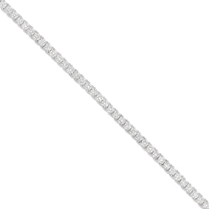 4-Prong Diamond Tennis Chain, 3 mm - Shyne Jewelers White Gold Shyne Jewelers