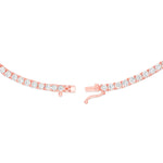 4-Prong Diamond Tennis Chain, 3 mm - Shyne Jewelers Rose Gold Shyne Jewelers