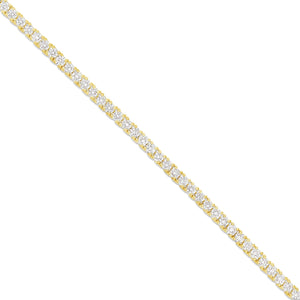 4-Prong Diamond Tennis Chain, 3 mm - Shyne Jewelers Yellow Gold Shyne Jewelers