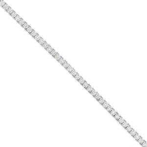 4-Prong Diamond Tennis Chain, 3 mm - Shyne Jewelers White Gold Shyne Jewelers