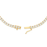 4 Prong Diamond Tennis Chain, 3 mm - Shyne Jewelers Yellow Gold Shyne Jewelers