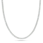 4-Prong Diamond Tennis Chain, 3 mm - Shyne Jewelers White Gold Shyne Jewelers