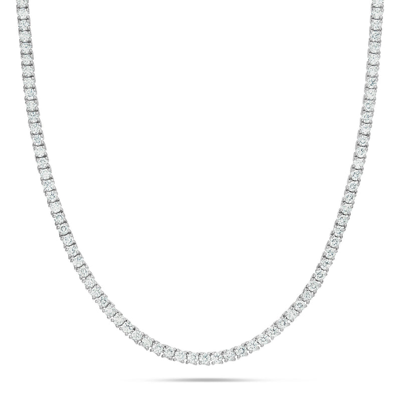 4-Prong Diamond Tennis Chain, 3 mm - Shyne Jewelers White Gold Shyne Jewelers