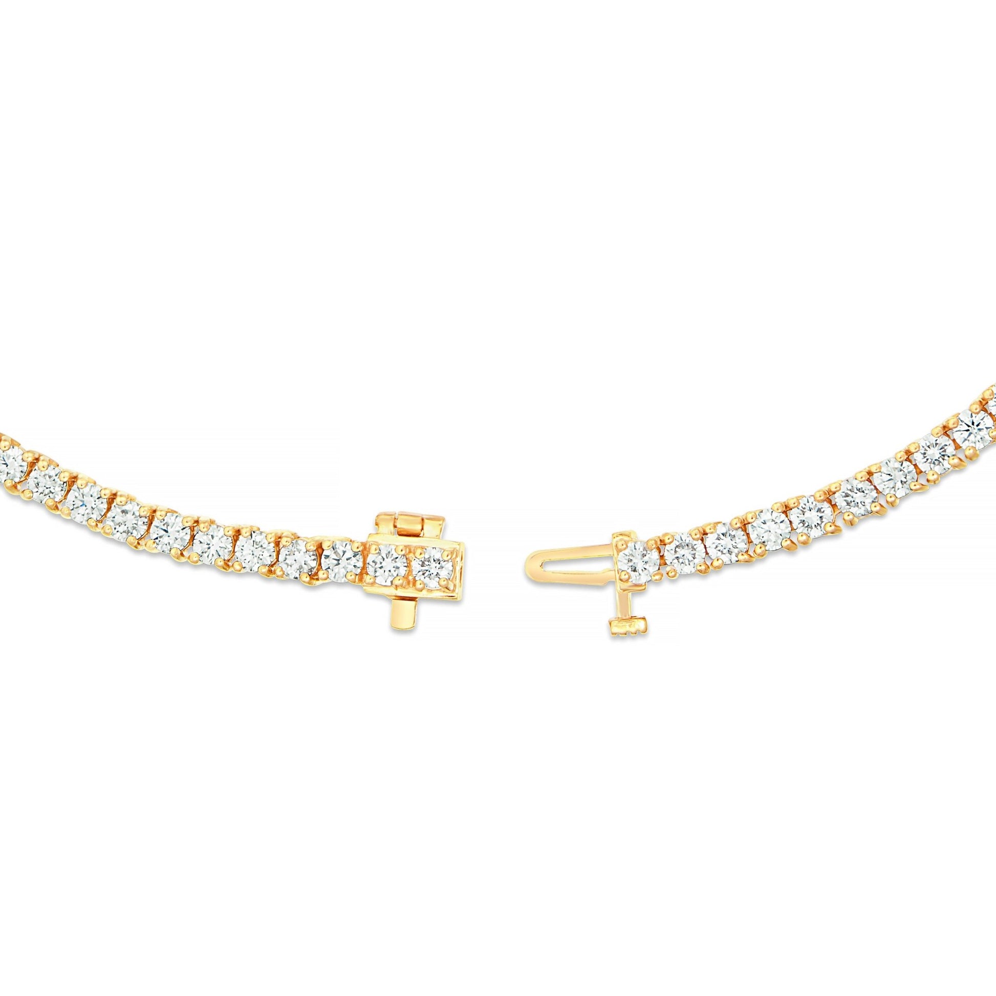 4-Prong Diamond Tennis Chain, 3 mm - Shyne Jewelers Yellow Gold Shyne Jewelers