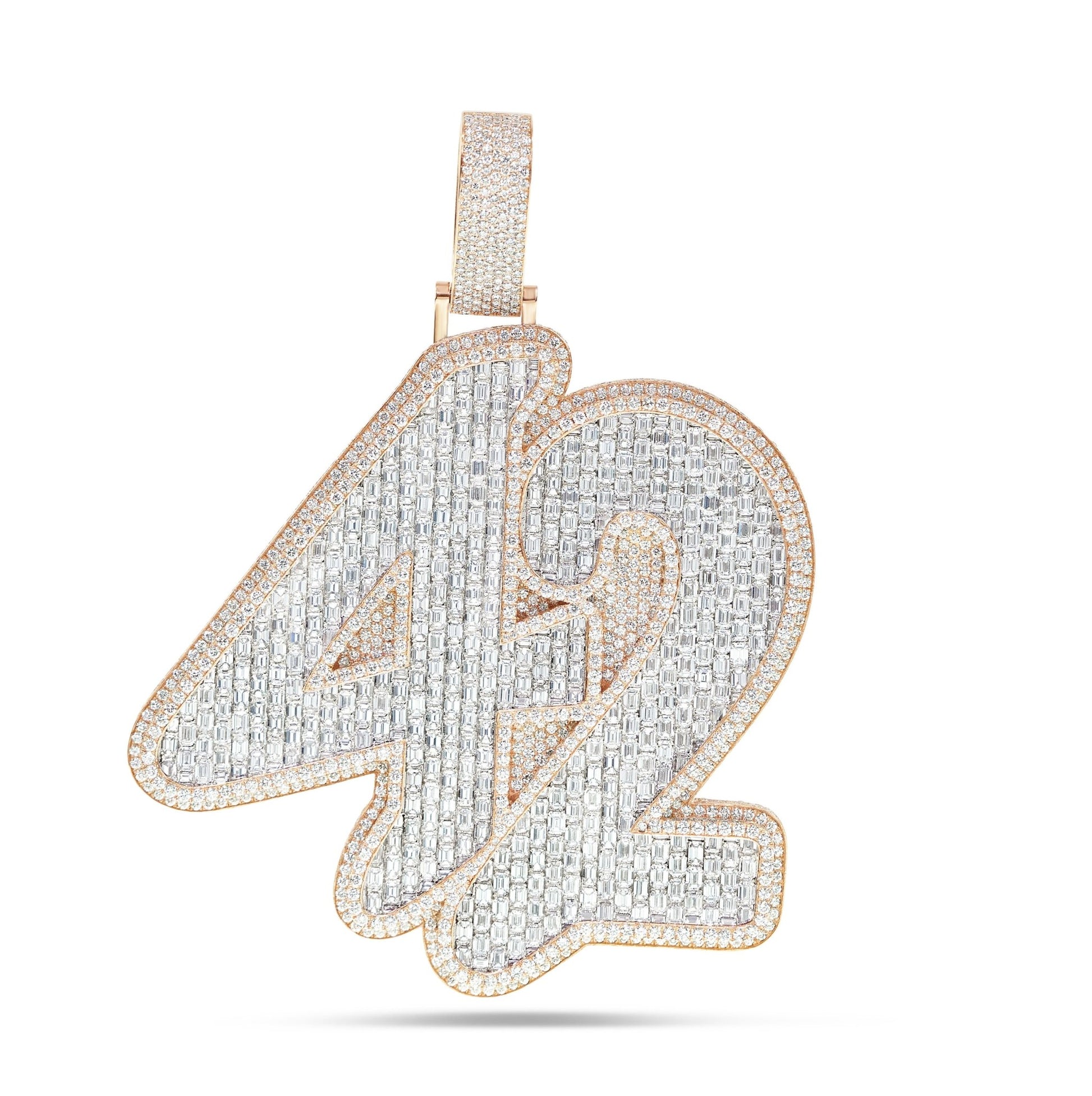 42 Dugg Custom "42" Diamond Pendant - Shyne Jewelers Shyne Jewelers