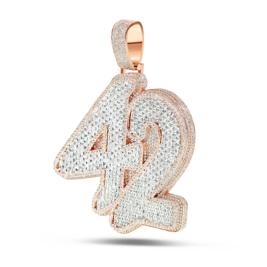 42 Dugg Custom "42" Diamond Pendant - Shyne Jewelers Shyne Jewelers
