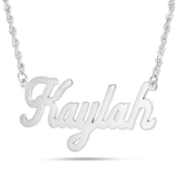 YOUR NAME - Gold Custom Name Necklace in Script