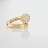 14K Gold 1.0ctw Diamond Nail Ring