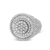 Baguette Circle Diamond Ring - Shyne Jewelers BAGCIRCLERING_1 White Gold Shyne Jewelers