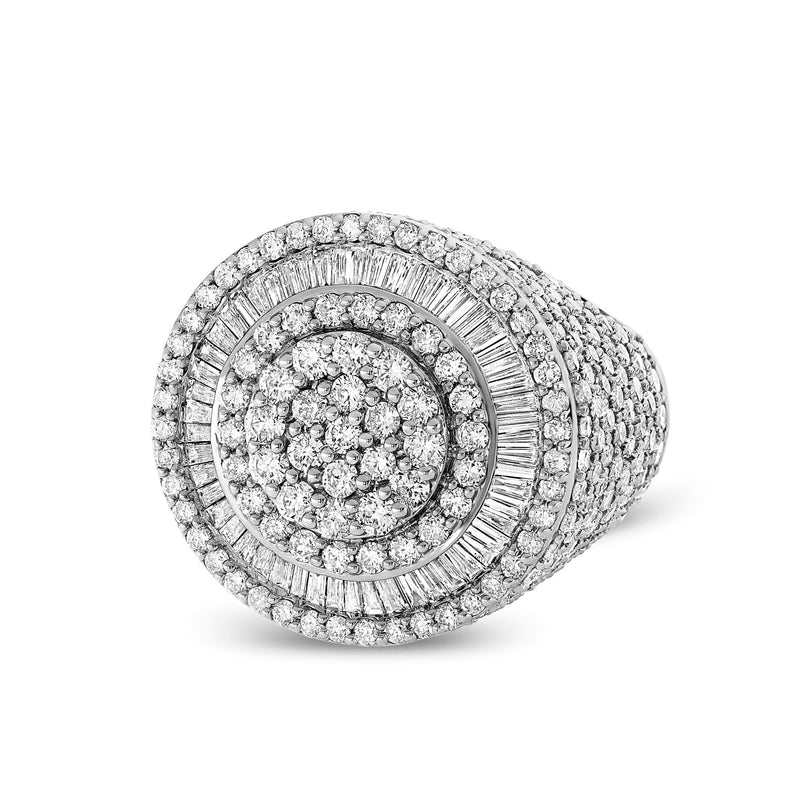 Baguette Circle Diamond Ring - Shyne Jewelers BAGCIRCLERING_1 White Gold Shyne Jewelers